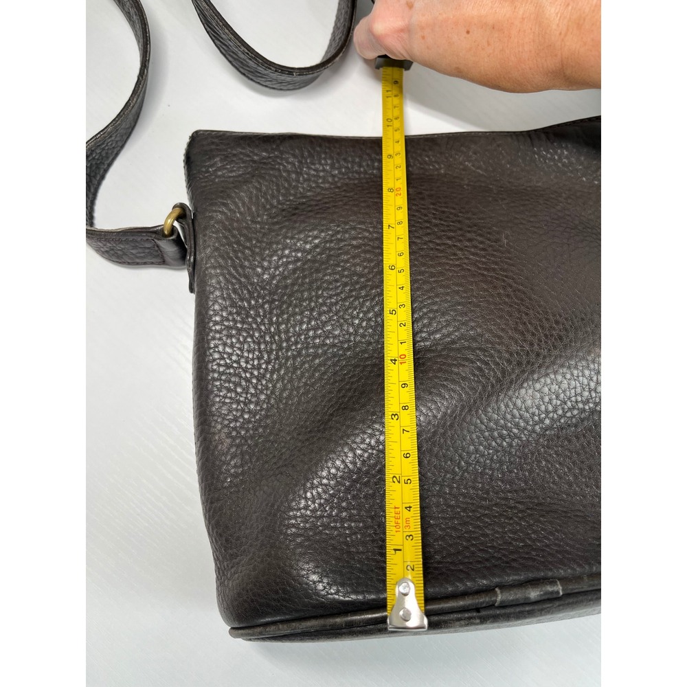 Vintage Coach Sonoma Small‎ Bucket Bag Espresso Pebbled Leather 4907 1995 - Picture 5 of 16